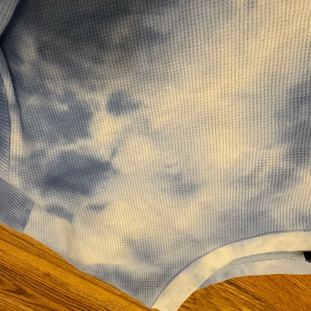 Splendid Light Blue Ribbed Top - Picture 2 of 3